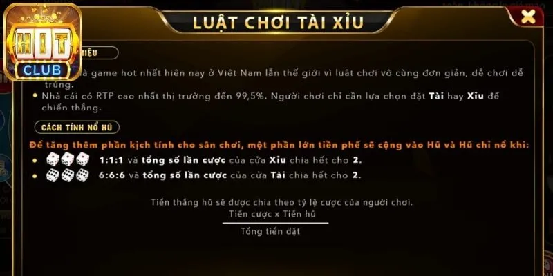 Quy trình vào tiền khi thực hiện cách chơi tài xỉu