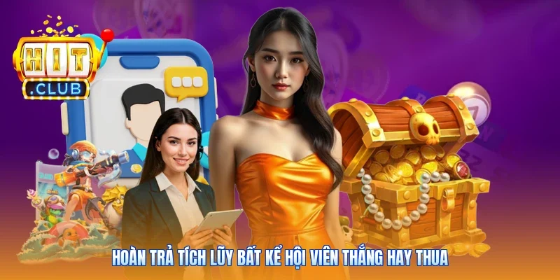Hoàn trả tích lũy bất kể hội viên thắng hay thua